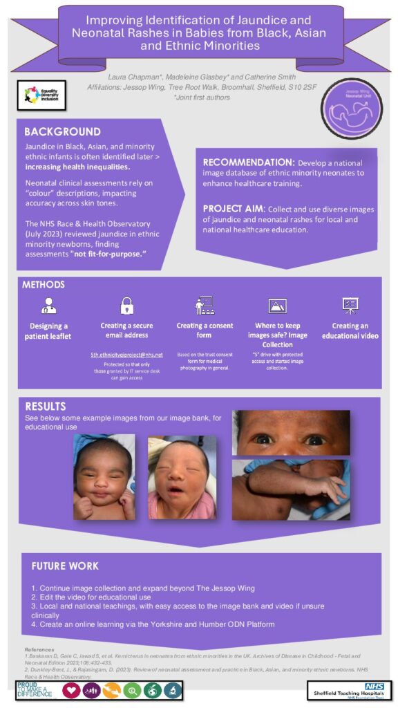 Improving Identification of Jaundice and Neonatal Rashes in Babies from Black, Asian and Ethnic Minorities